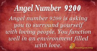 Angel number 9200