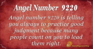 Angel Number 9220