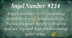 Angel number 9234