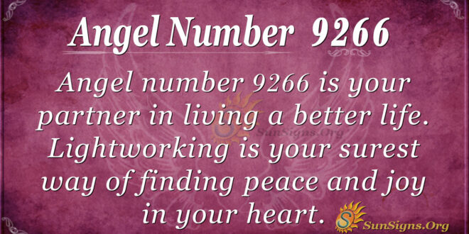 Angel number 9266