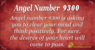 Angel number 9300