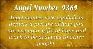 Angel number 9369