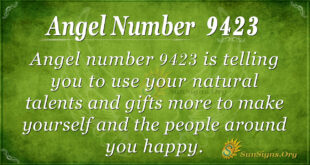 Angel number 9423