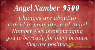 Angel number 9500