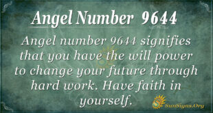 Angel number 9644
