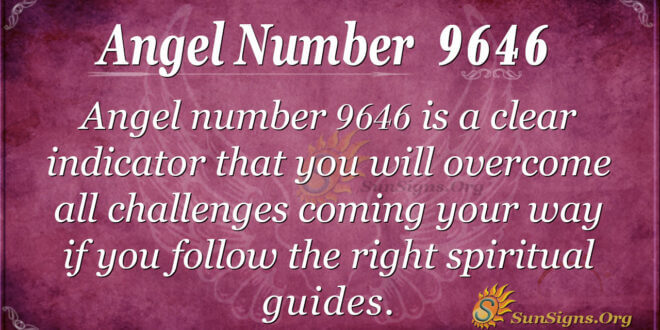 Angel Number 9646