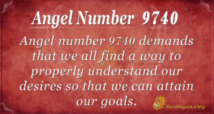 Angel number 9740