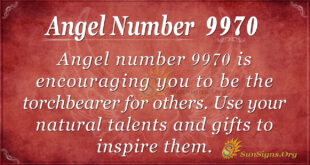 Angel number 9970