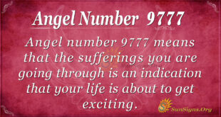 Angel number 9777