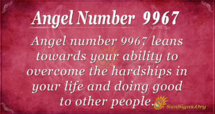 Angel number 9967
