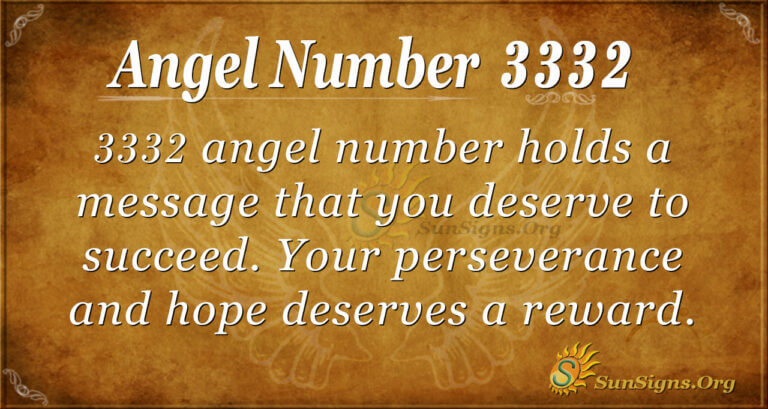 Number 3320 Angel Number 3332 Meaning: Perseverance And Hope - SunSigns.Org