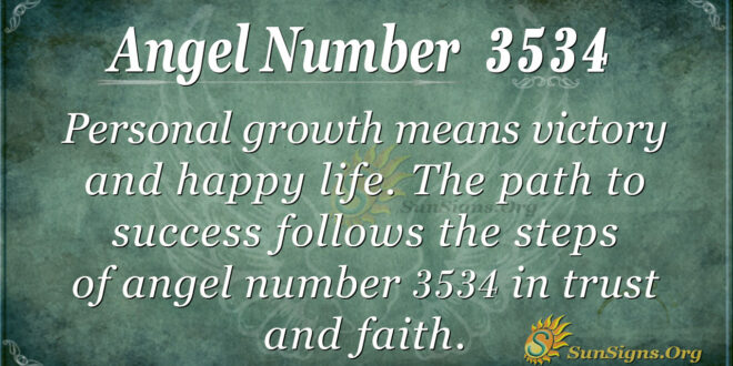 Angel number 3534