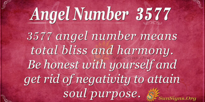 Angel Number 3577