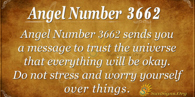 Angel number 3662