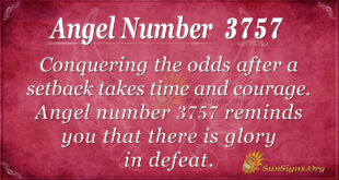 Angel number 3757
