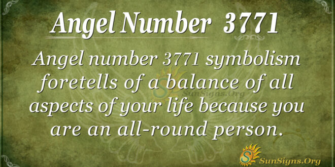3771 angel number