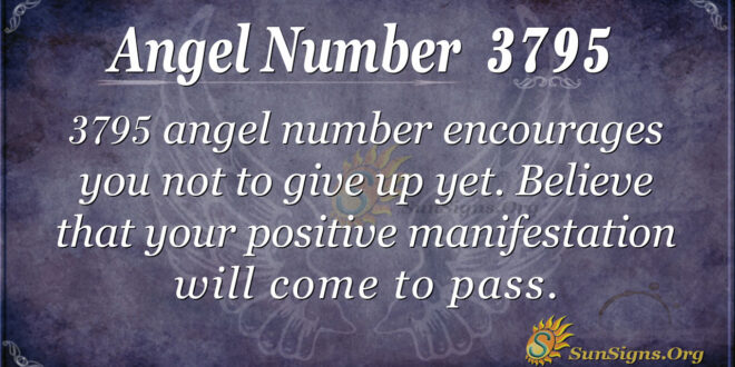 Angel number 3795