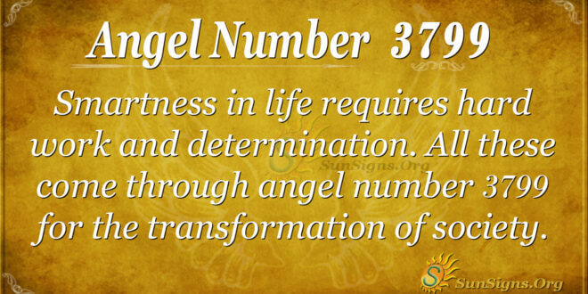 3799 angel number