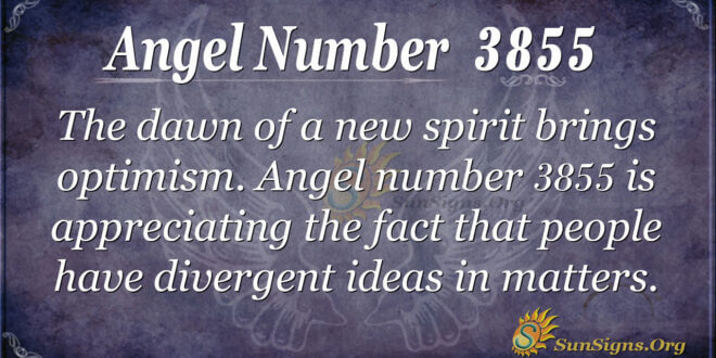 Angel Number 3855