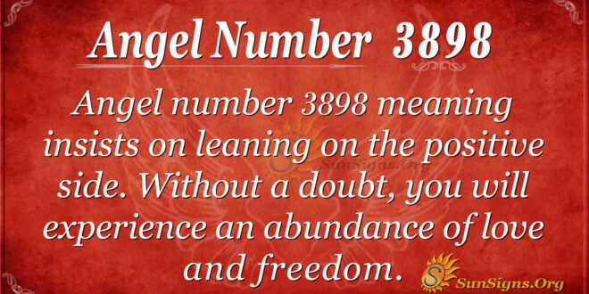 Angel number 3898