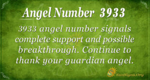 Angel Number 3933