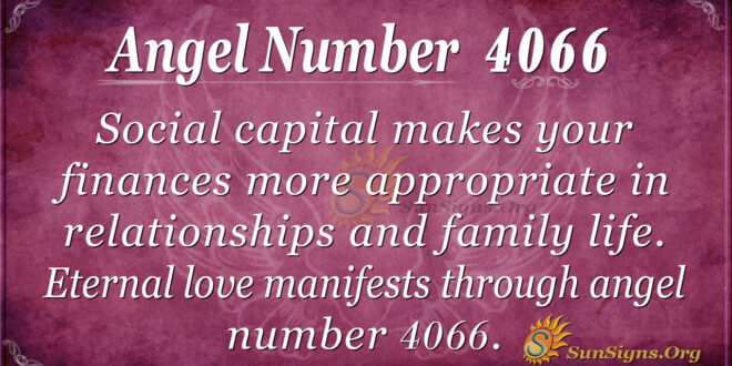 Angel number 4066