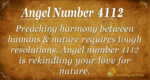 Angel number 4112