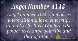 Angel number 4145