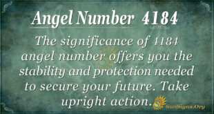 Angel number 4184
