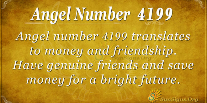 4199 angel number