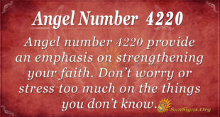 Angel number 4220