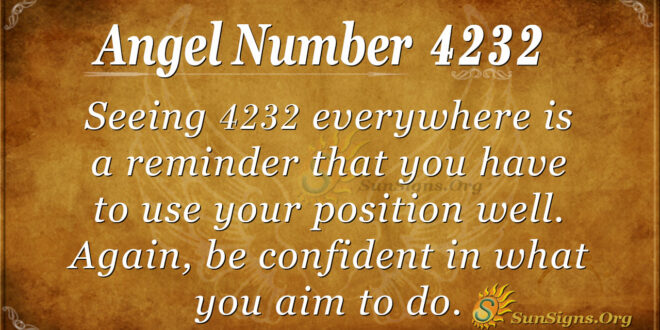 Angel Number 4232