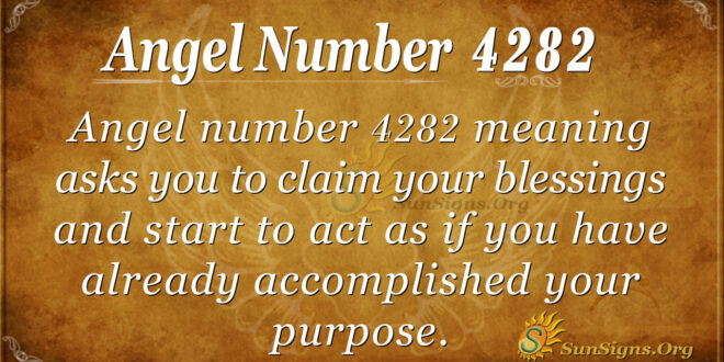 Angel number 4282