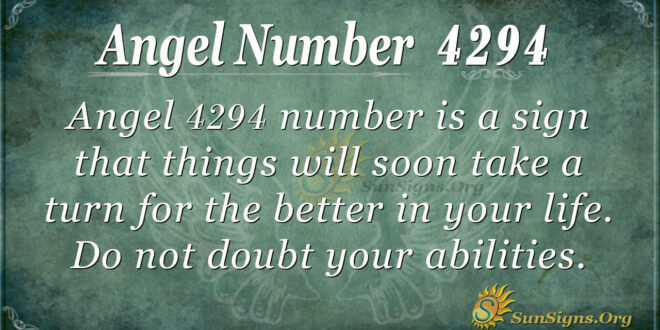 4294 angel number