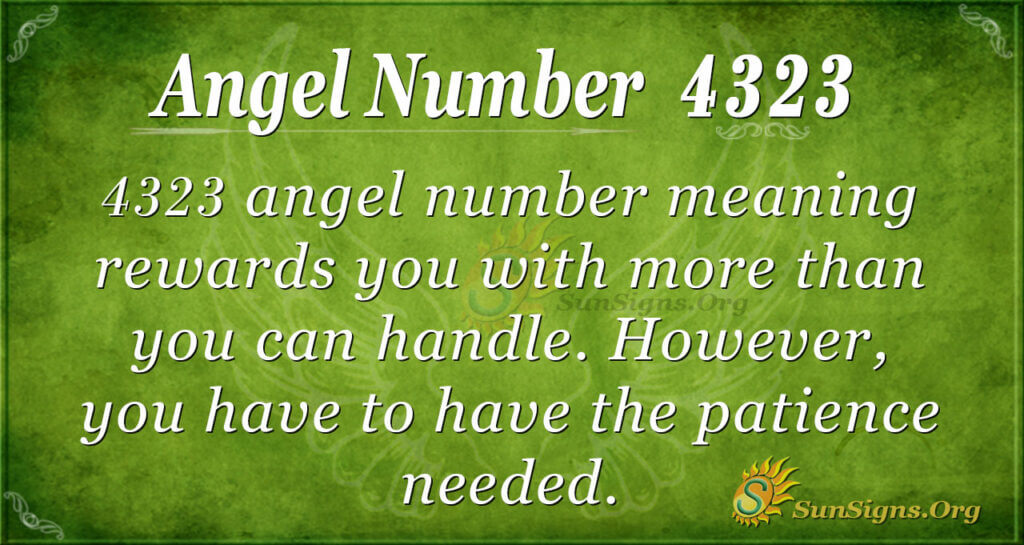 Angel number 4323