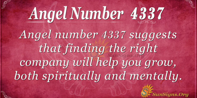 4337 angel number