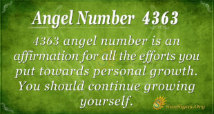 Angel number 4363