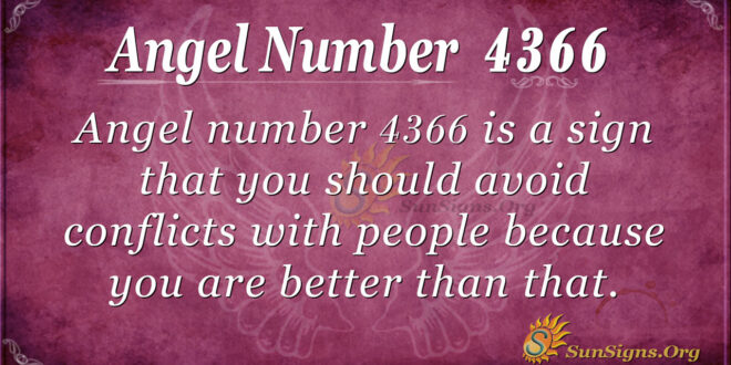 Angel number 4366