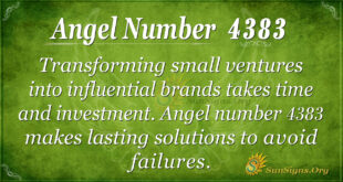 Angel number 4383
