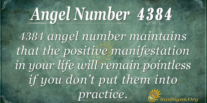 Angel number 4384