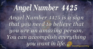 Angel number 4425
