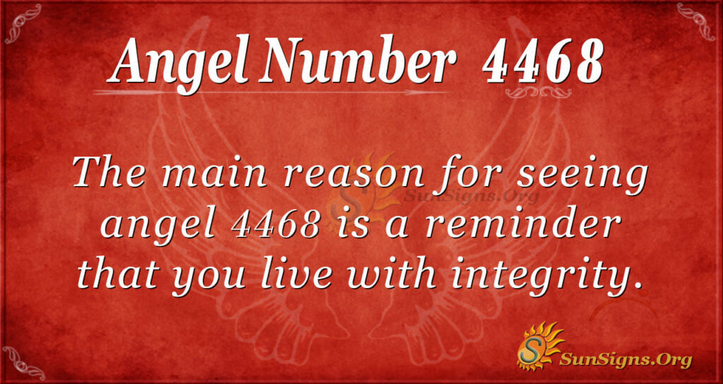 Angel number 4468