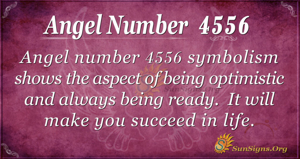 Angel number 4556