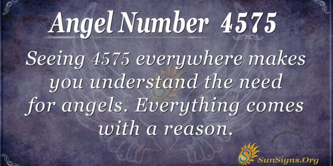 Angel number4575