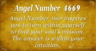 Angel number 4669