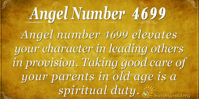 Angel number 4699