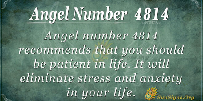 Angel number 4814