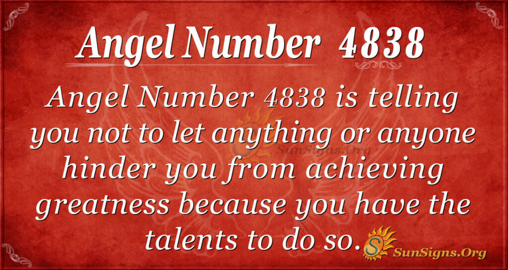 4838 angel number
