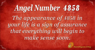Angel Number 4858