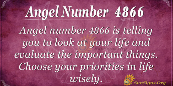 Angel number 4866